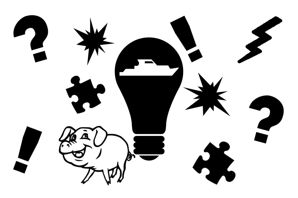 Brainstorming to Solve the Watercraft Problem for the Three Little Pigs