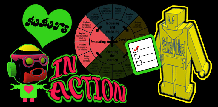 MYP Digital Design Unit - Robots in Action - Criterion D - Evaluating