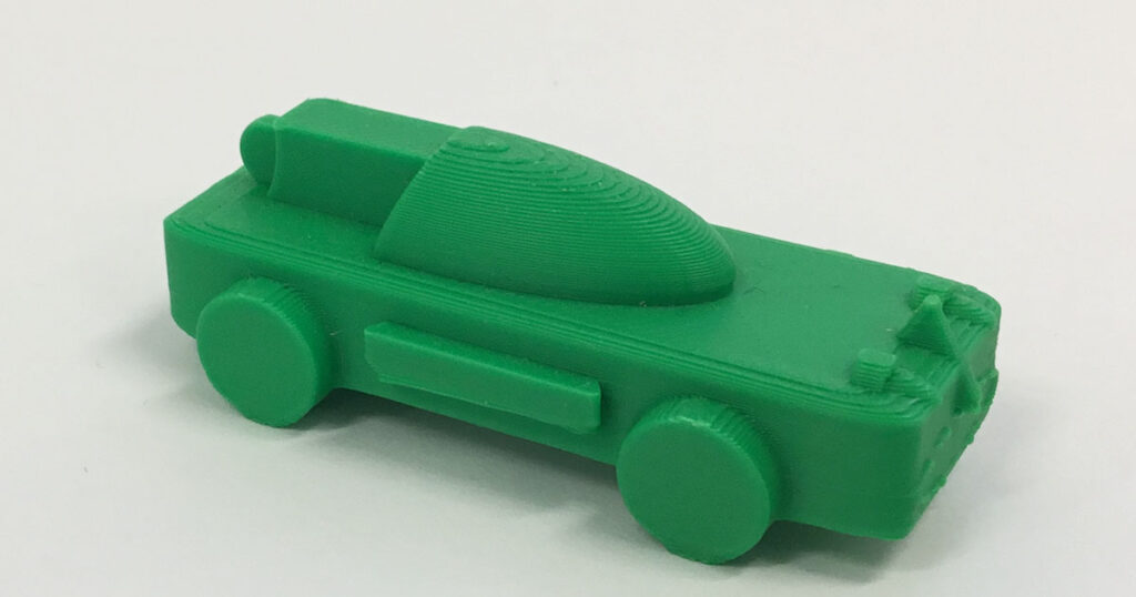 3D printed Dream Vehicle made with Basic Shapes in Tinkercad